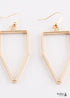 Boho Earrings, RH Dangle Earrings, Heart Loop
